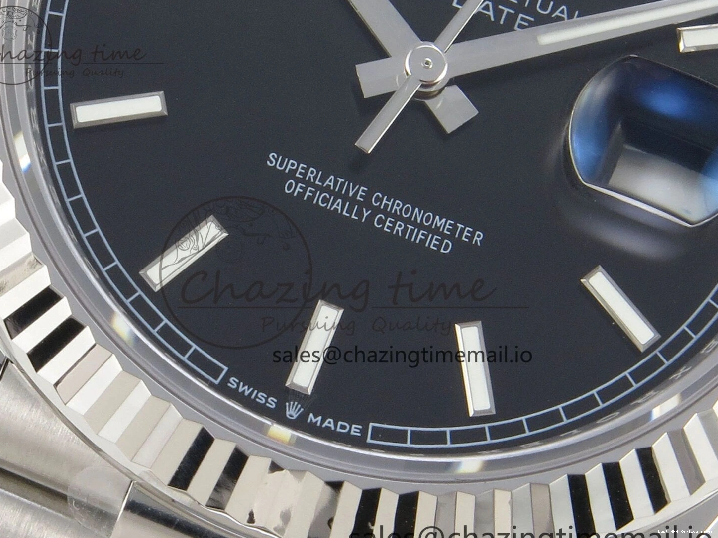 Good Copy Rolex Watches 1:1 (Gain Best Marker on Black Date Weight) Day SS V3 Bracelet Edition 40 228236 President VR3255 WellDesigned THBF Dial 268 0107